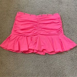 y2k pink skirt